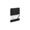Deli - Leather Cover Notebook A5-96SH 80G Black