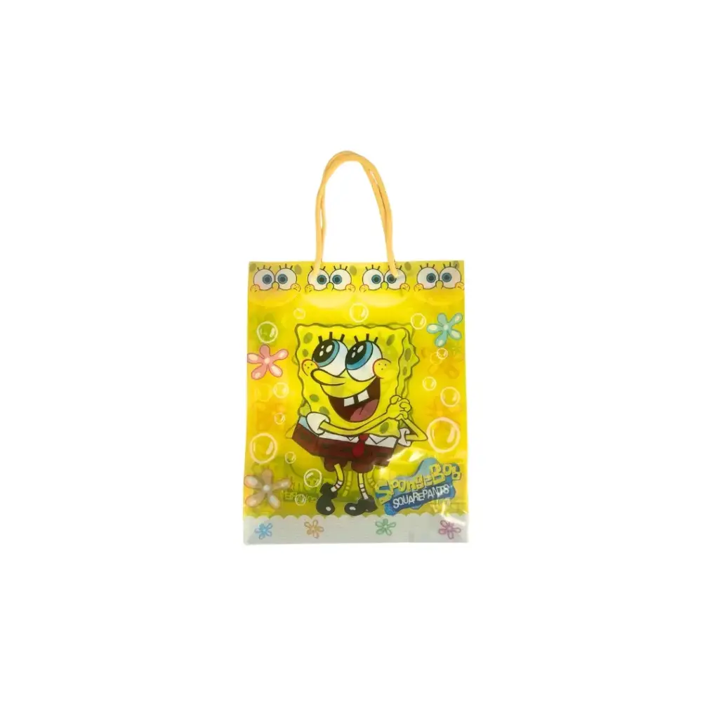 Plastic Gift Bag Spongebob 22x27cm
