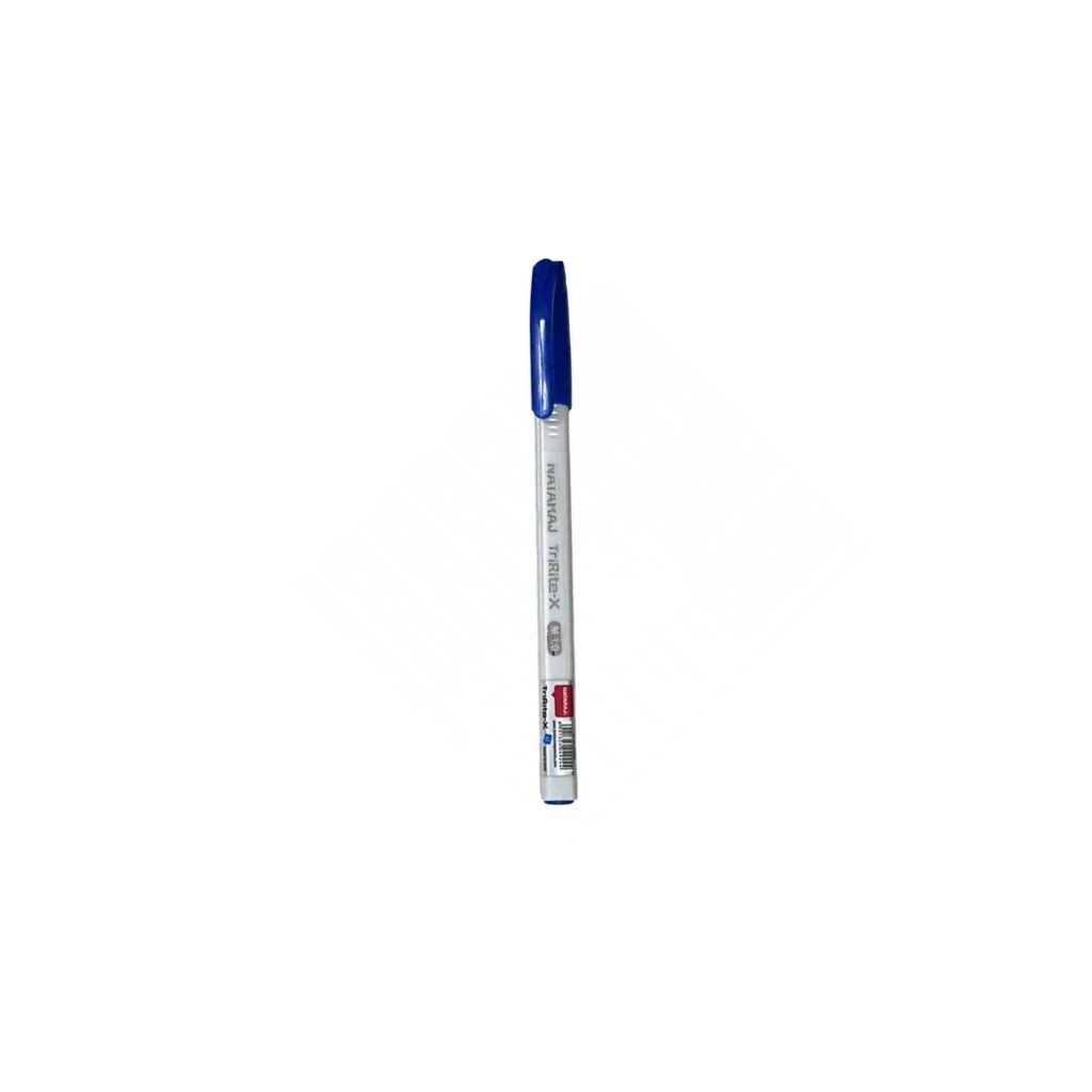 Nataraj Ball Pen TriRite-X Fine 0.7 Blue BOX,1pc No.206524115