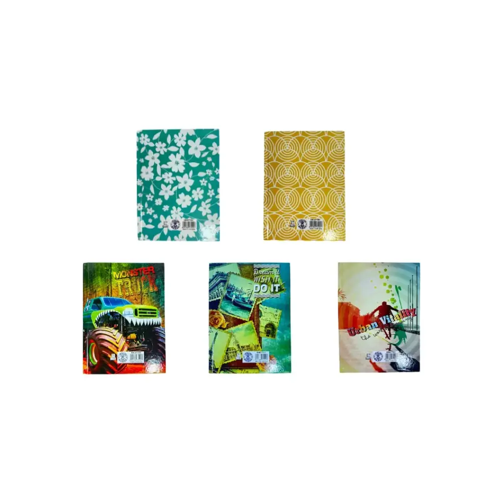 Sadaf Notebook Hard Cover Square line 100 sheets 