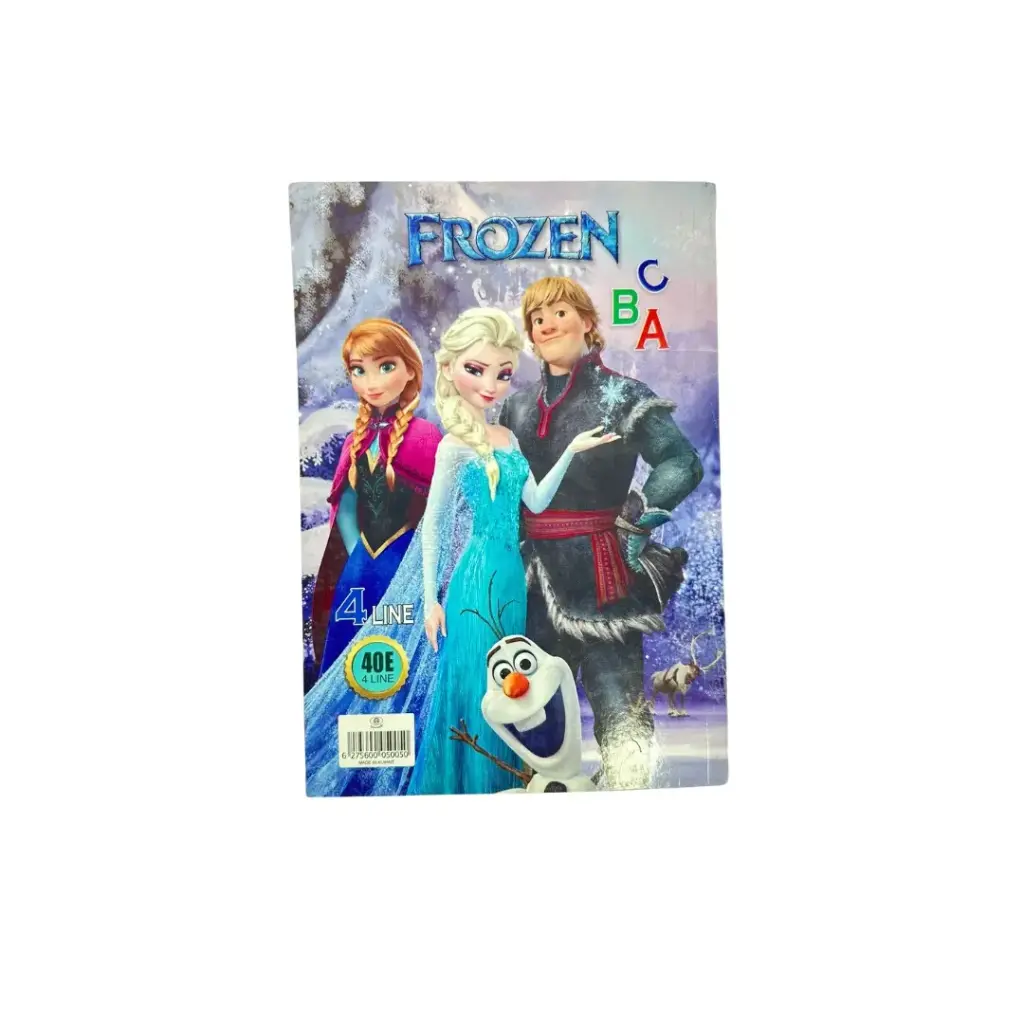 Notebook Four Line 40 Sheet PVC 9x7inch