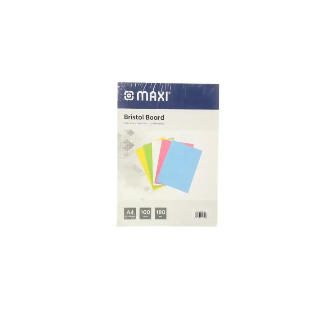 Maxi Bristol Card A4 180g 100 PC 