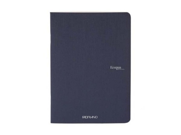 Fabriano Eco Qua Original Staple-Bound Notebook 8.3 X 11.7 A4 Dotted 40 Sheets Navy 