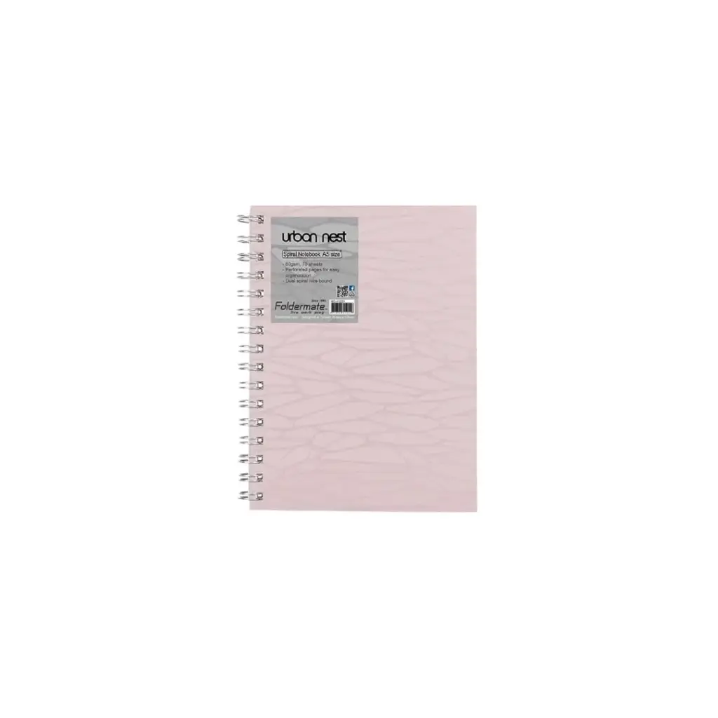 We-Write Steel Spiral Notebook A5 80gsm 70sheets PVC Cover