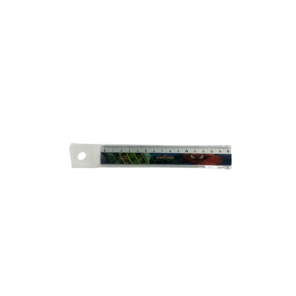 SPIDERMAN Alminum Ruler 15cms No.Arl96214