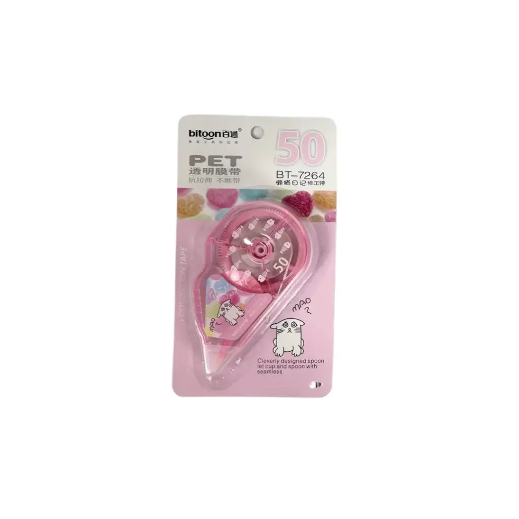 Bitoon Pet 50 Correction Tape No.BT-7264