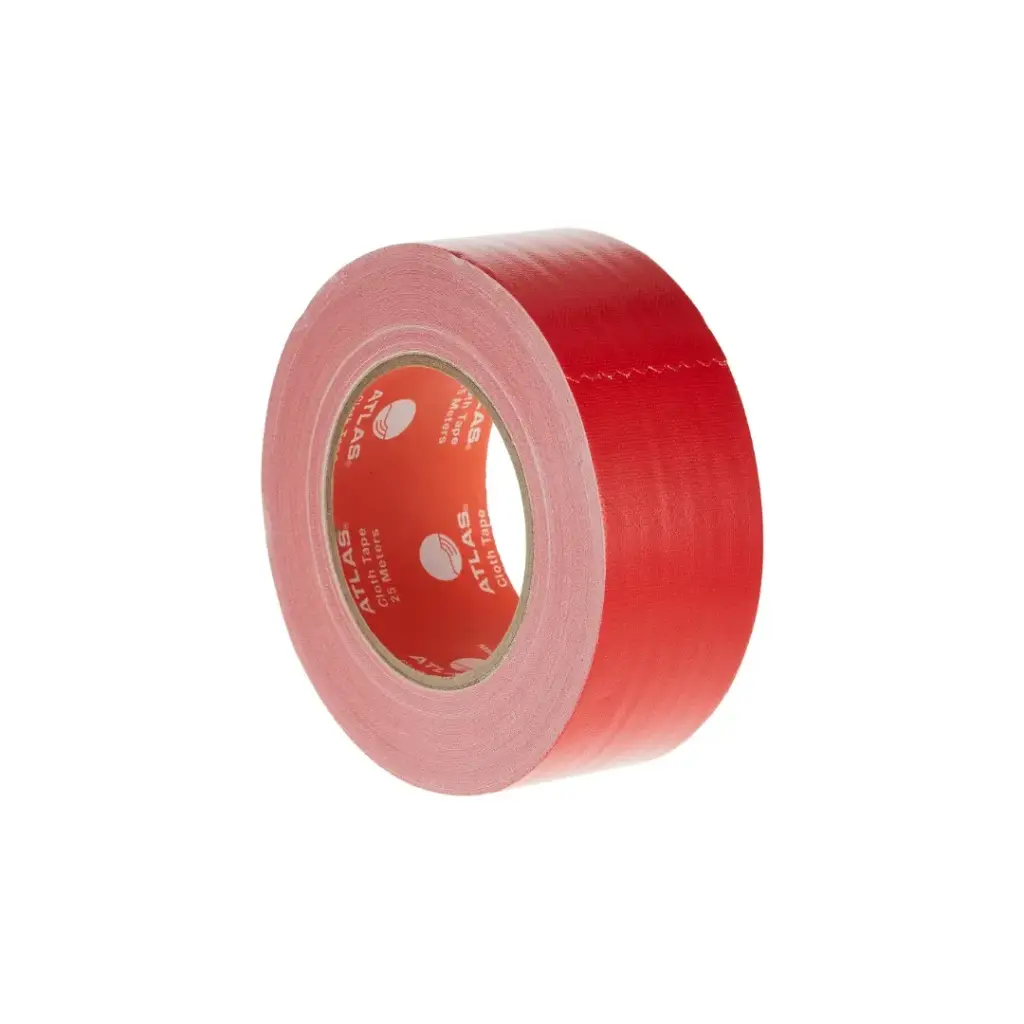 Atlas Cloth Tape 2"x25m (50mm) Red