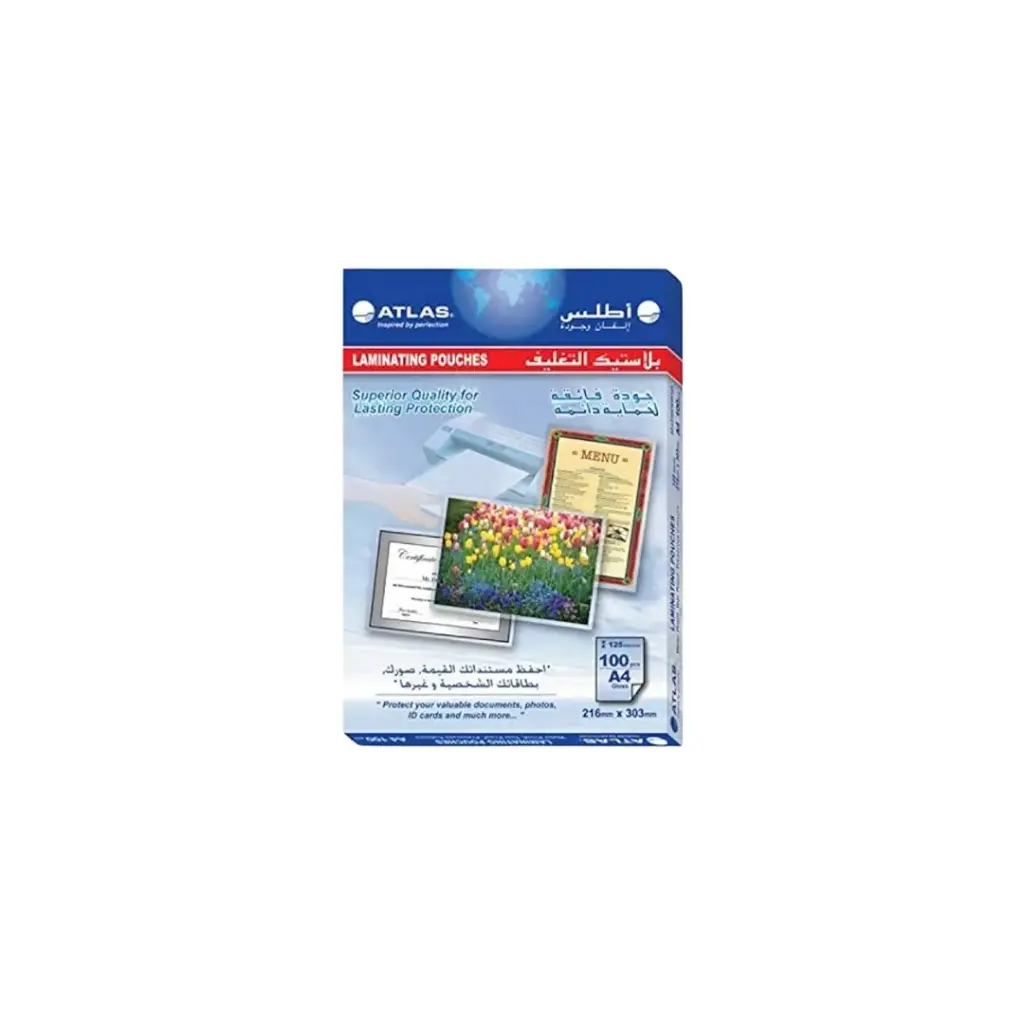 Atlas Laminating Pouch A3 125mic