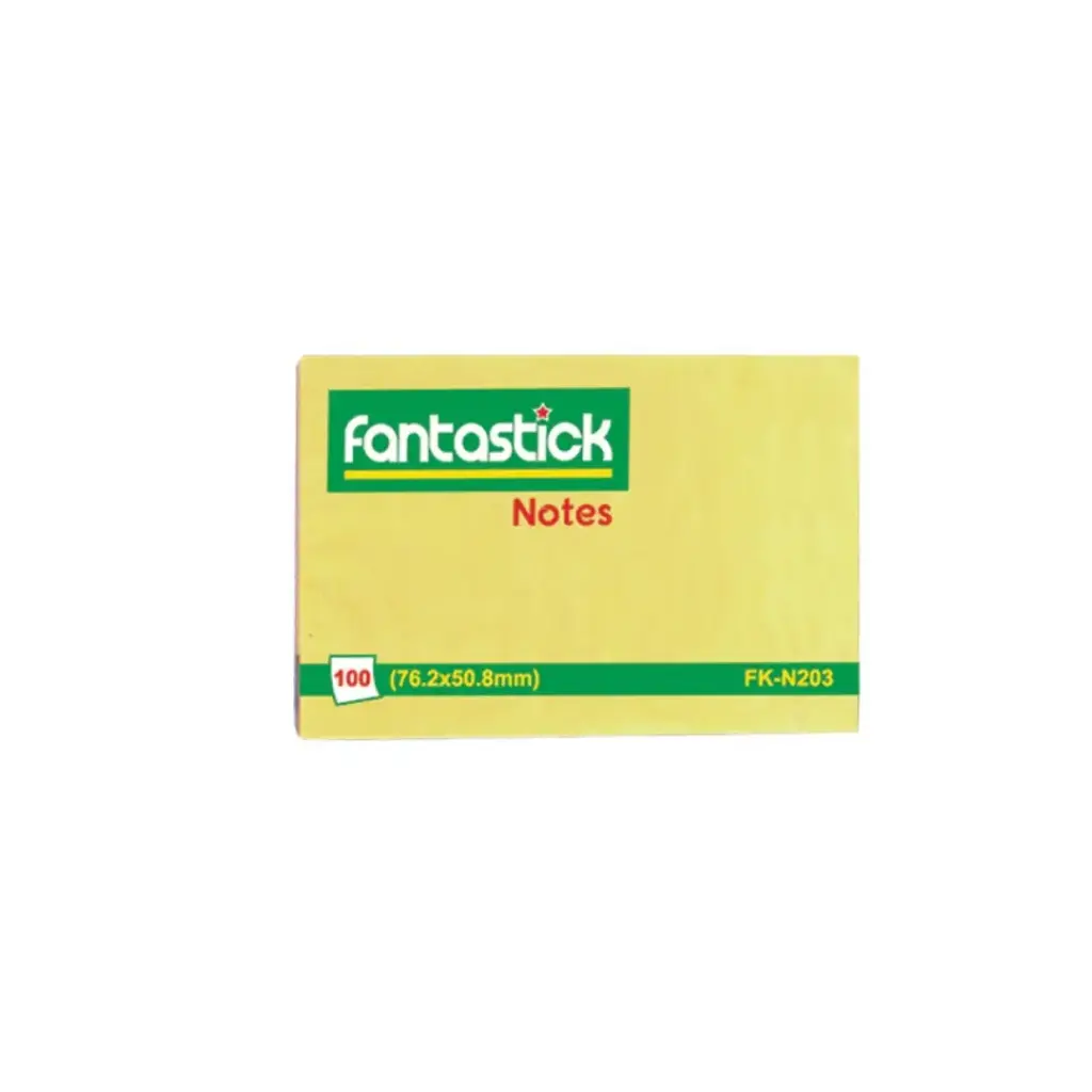 Fantastick Stick Notes 2x3"  Yellow