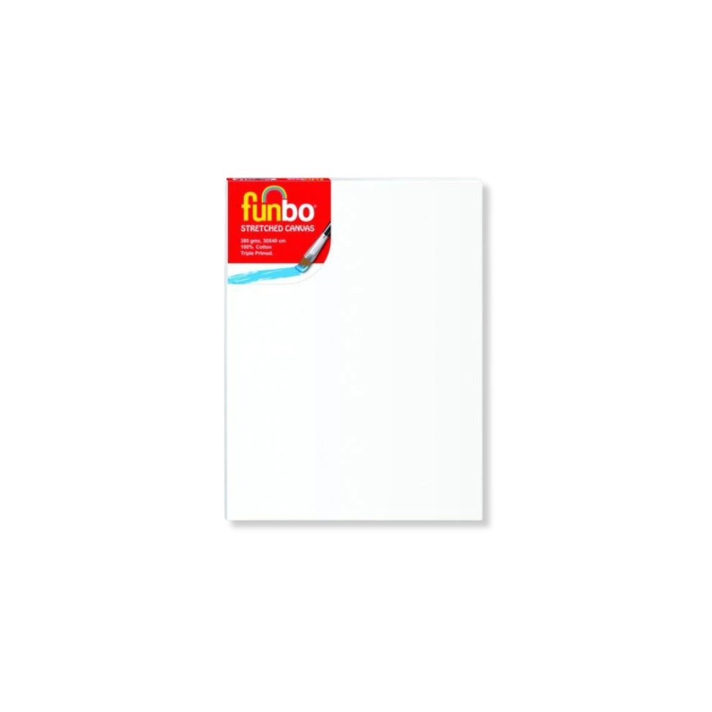Funbo Stretched canvas 380 gms 30X40 cm