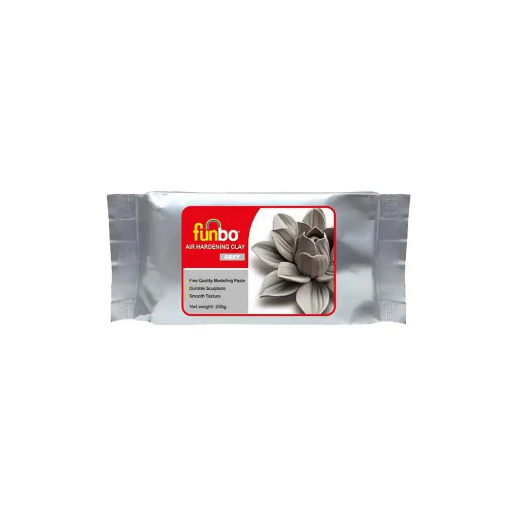 Funbo Air Hardening Clay 250 gms Grey