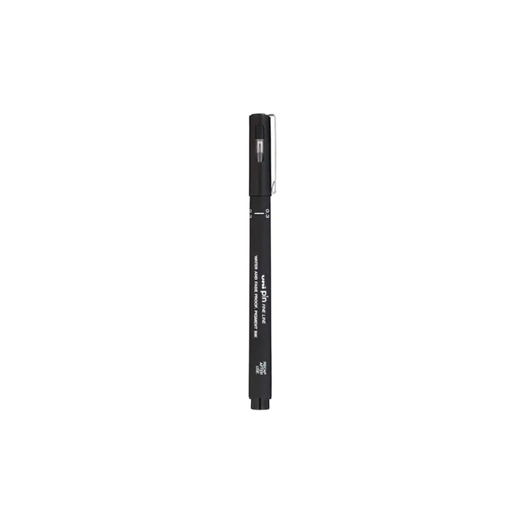 Mitsubishi Uni Pin Fine Line 0.3mm Black 1pc