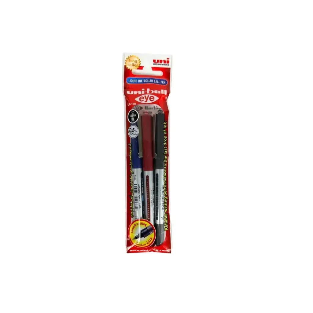 Mitsubishi Eye Micro Roller pen Pack of 3 Pens