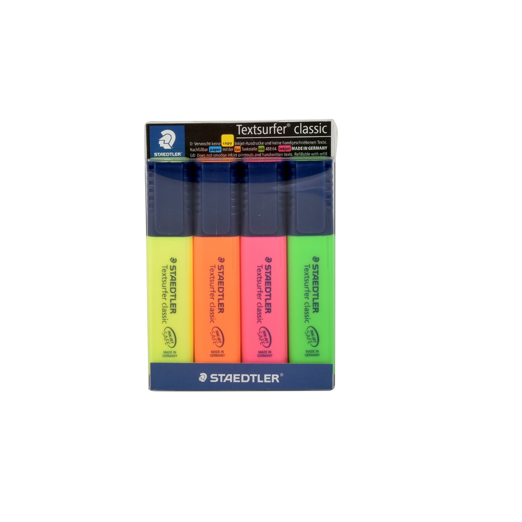 Staedtler Textsurfer Highlter 4 Pieces.