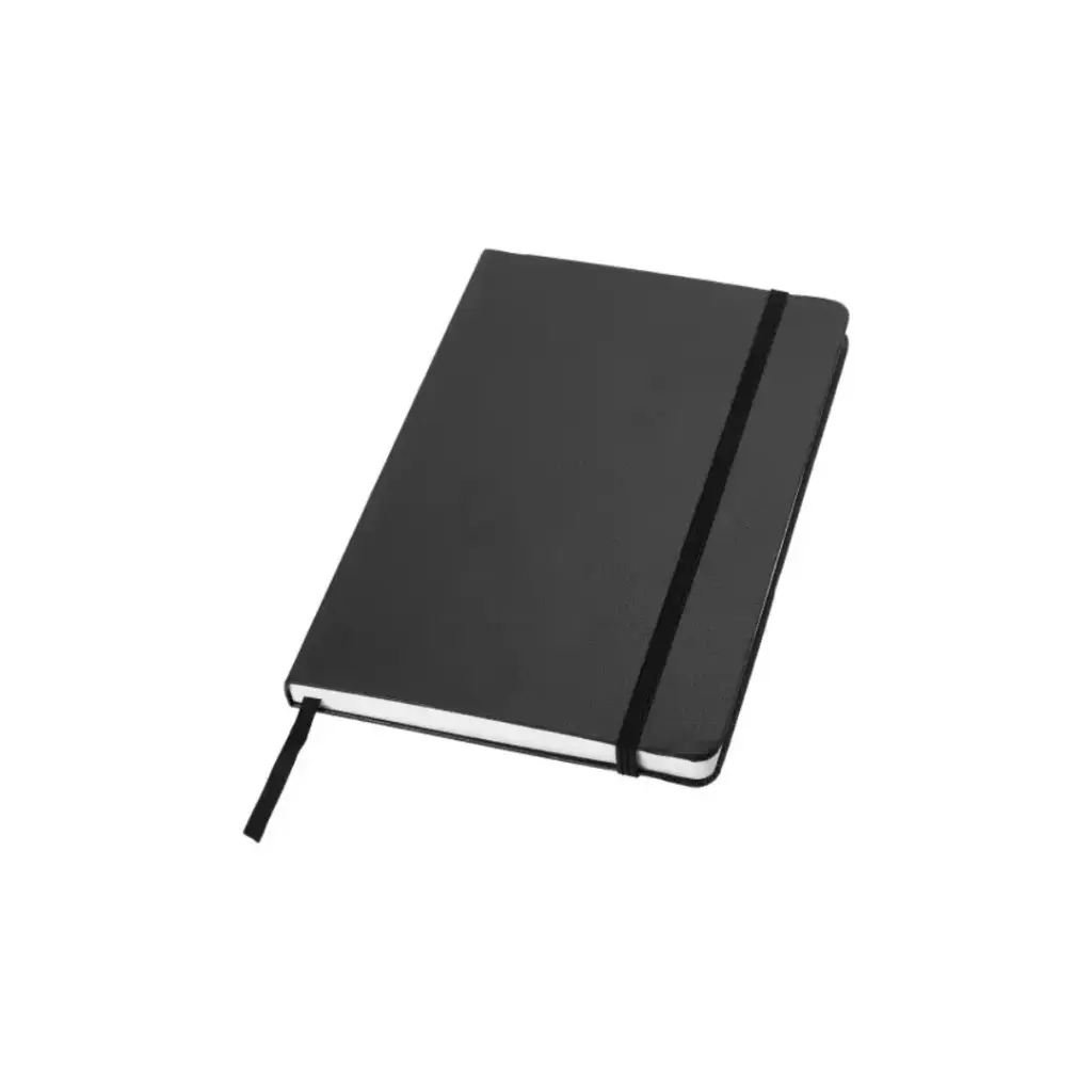 Deli Hard Cover Notebook A5 80sheets Black