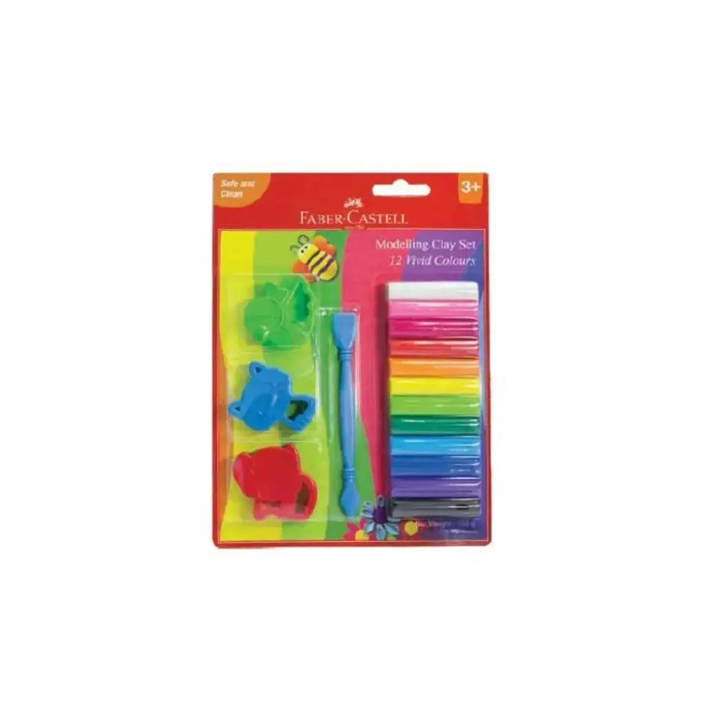 Faber Castell Modelling Clay Set 12 Colors