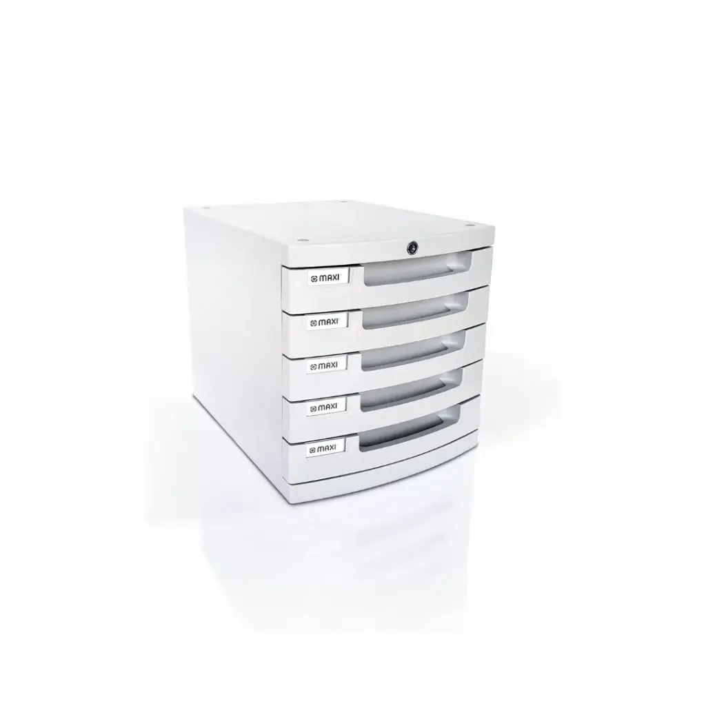 MAXI Plastic Storage 5 Drawer With Lock