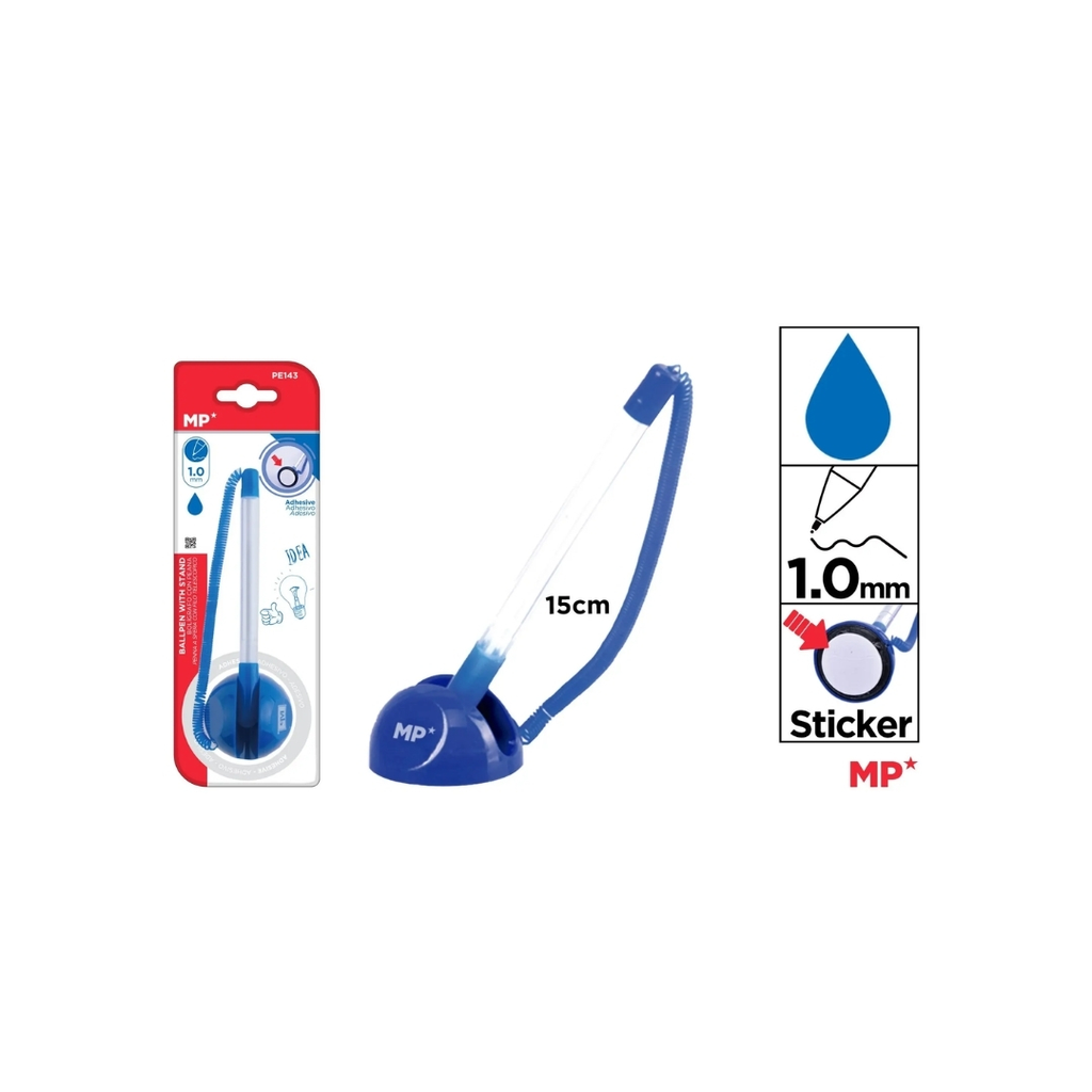 MP RECEPTION BALLPOINT PEN WITH SOCKET 1.0MM (PE143)