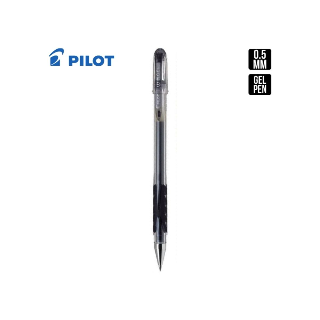 Pilot Wingel Crystal Barrel Gel Pen Extra Fine 0.5mm – Black (BL-WG5-L) 