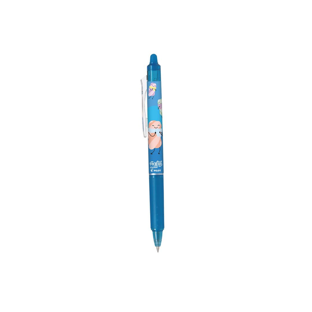 Pilot Frixion Ball Clicker 0.7 Blue - Blue MARSHMALLOW - Light Blue Body BLRTFR7SW