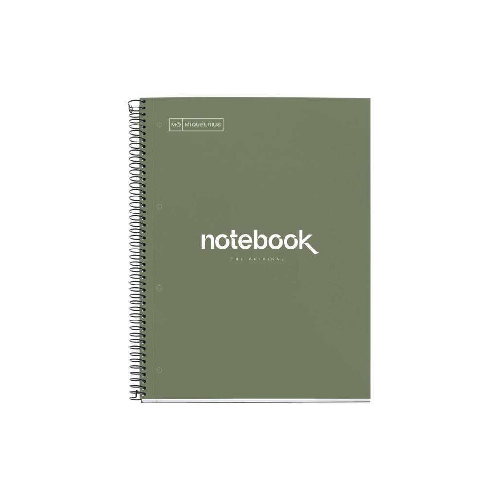 Miquelrius NB1 A4 80 Sheets 80G LINES GREEN EMOTIONS MR RECYCLE 