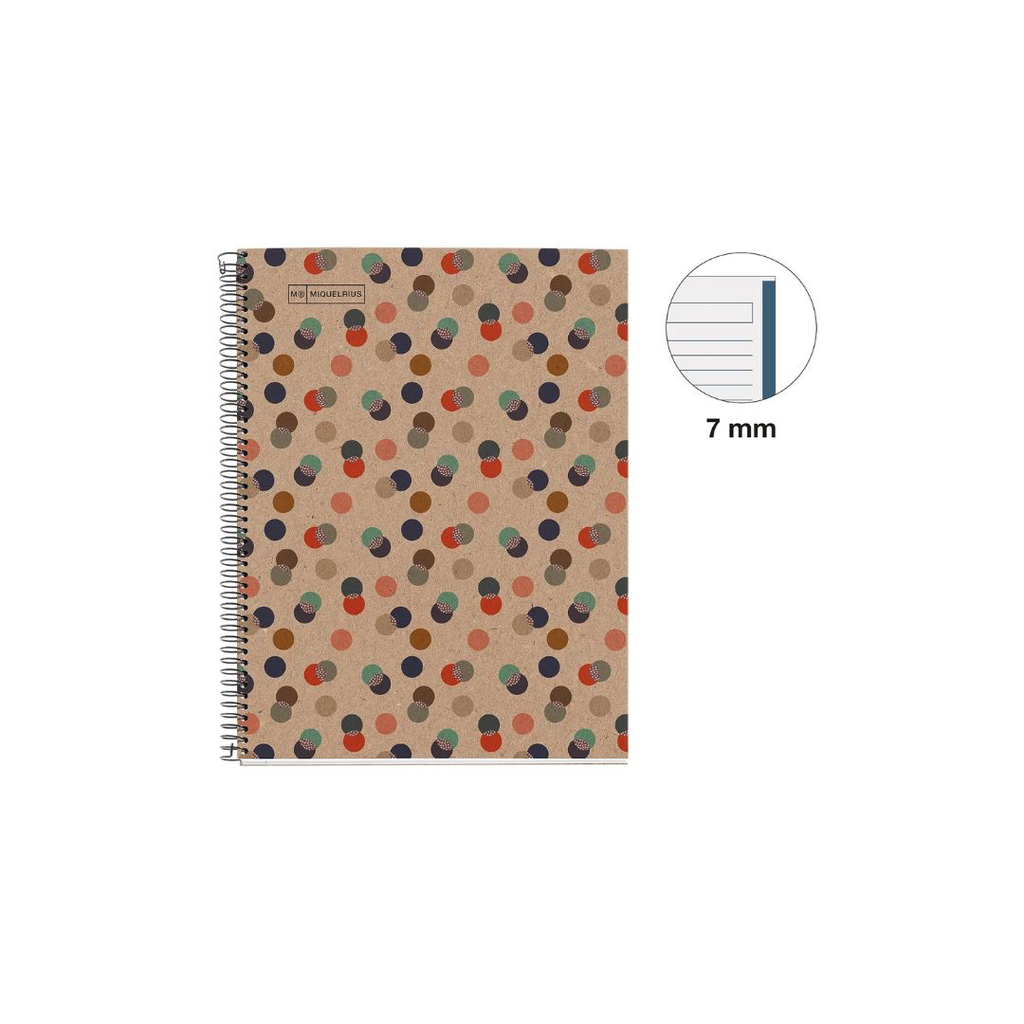 Miquelrius NB1 A4 80 Sheets 80G LINES ECO CONFETTI RECYCLE