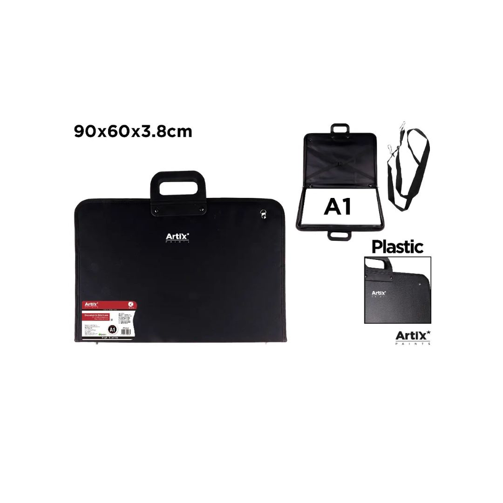 Artix Large Format Plastic Document Folder  A2 (16.5 x 23.4in)
