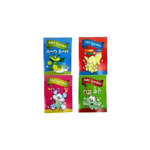 A B C & 1 2 3 Garden Note Book