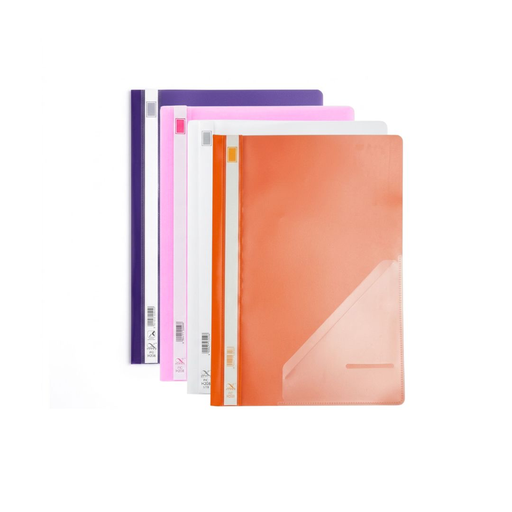ALPHA Size FC Clear Document Folder with Corner Pocket 