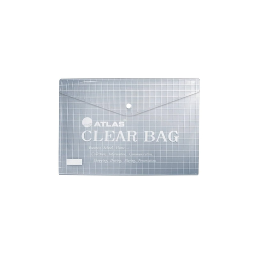 [0.2	AS-F10008] Atlas Document Clear Bag Clear