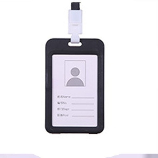 ID Card with Holder Black LE-0918 1pcs