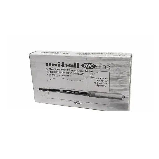 [MI-UB157-BK] Mitsubishi Uni-ball Eye fine Roller pen Black box=12 
