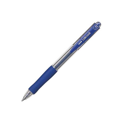 [MI-SN100F-BE] قلم حبر جاف أزرق ضغاط UNI LAKNOCK SN-100  