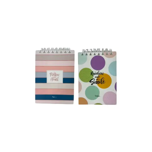 Hard cover Spiral A7 notebooks 80sh