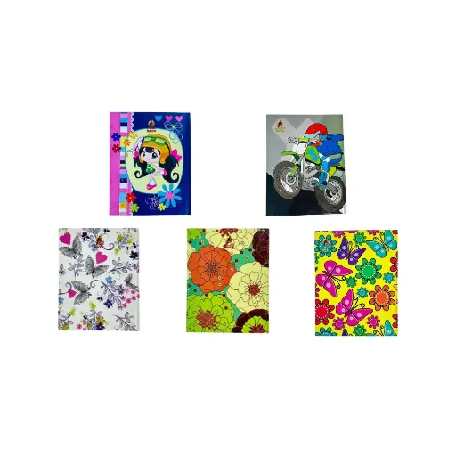 Falcon Notebook,1line,60Sh,HC,9x7