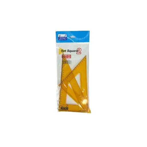 Leeno Set Square 2Pc 26cm-45&60degree LE1816