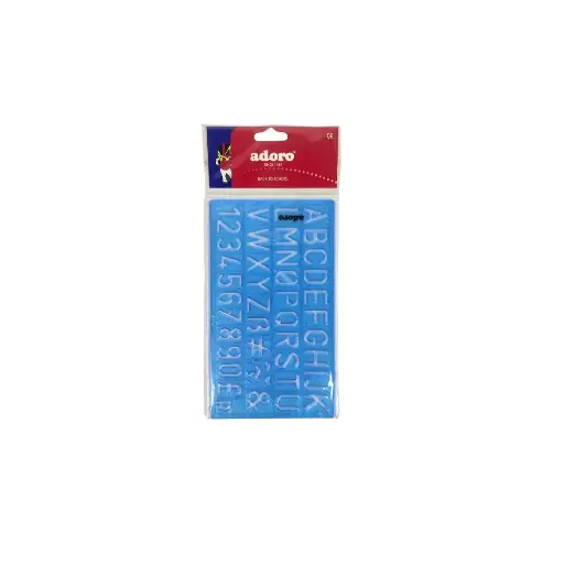 Adoro Student Lettering Stencil 20mm