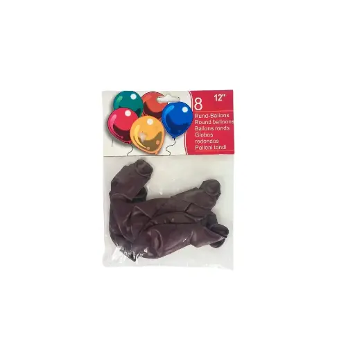 Brown Ballon size 8inch 8pc