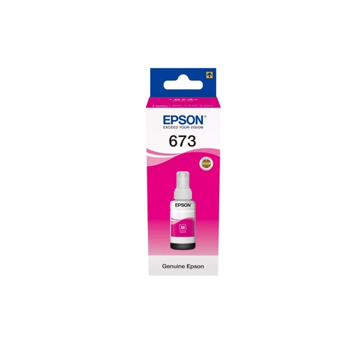 زجاجة حبر Epson T6731 سعة 70 مل (أرجواني)