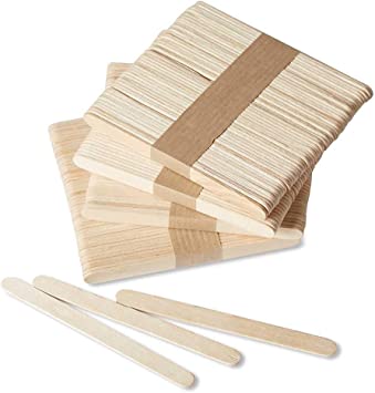 [1325108030155] Popsicle Stick Color 4.5Inch 50pec Wood Craft BASIC