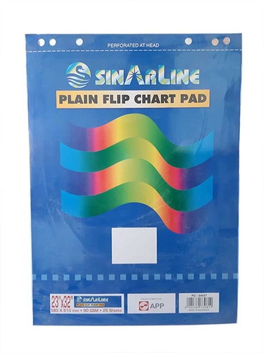 Flip Chart Pad 23x32 25S Sinar PD-04057