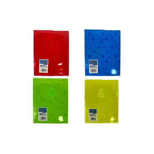 Falcon Notebook S/L 9x7inch 60sh PVC Color OXF-1340