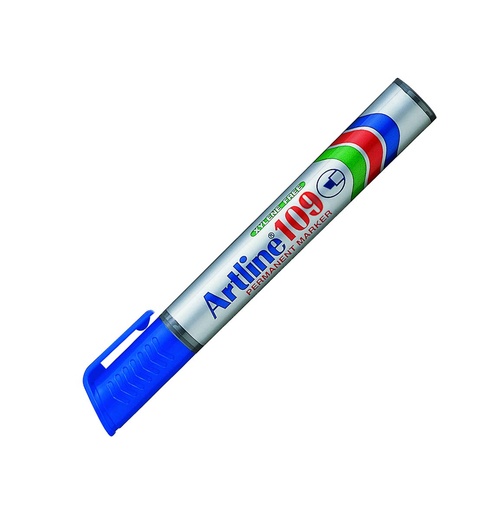 [No.EK-109/SH109BK] قلم تحديد دائم أزرق من آرتلاين