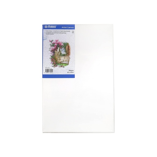 [MX-CNV3-2030] MAXI Artist Canvas 20x30 380gsm