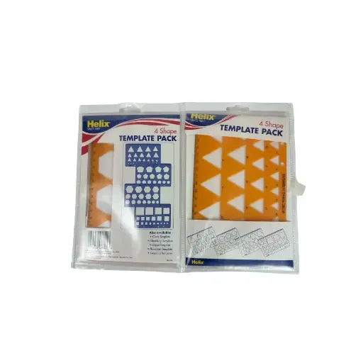 Helix Mathematical Shape Template 4shapes