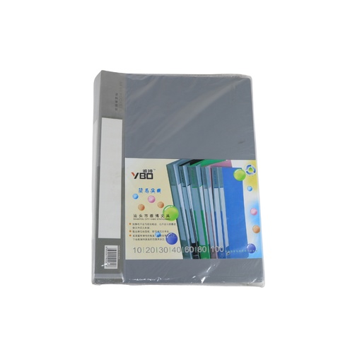 Clear Book File 60 Pocket A4 YBO