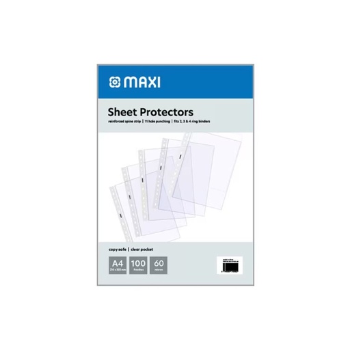 [MX-LF100] MAXI, A4 L Folder Clear Box 100pc
