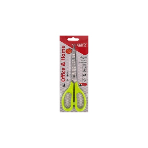 [No.KS-185R] Kangaro - Scissors Curved 185mm Assorted Colors