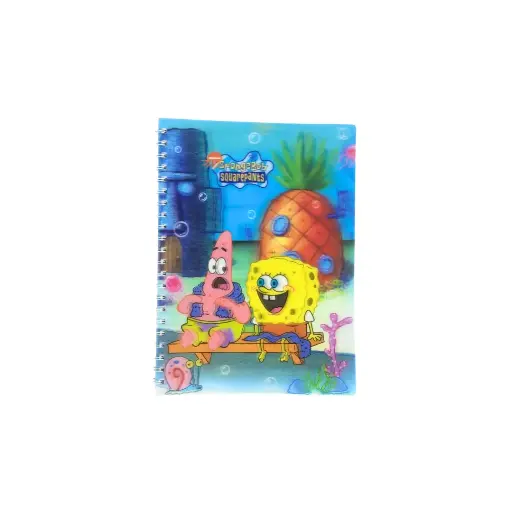 SpongeBob SquarePants Single Line 3d Cover Notebook