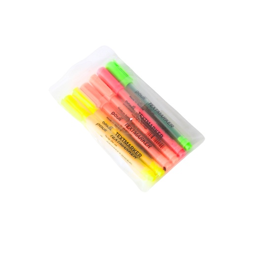 Pauli Text Markers Colorful 6Pc
